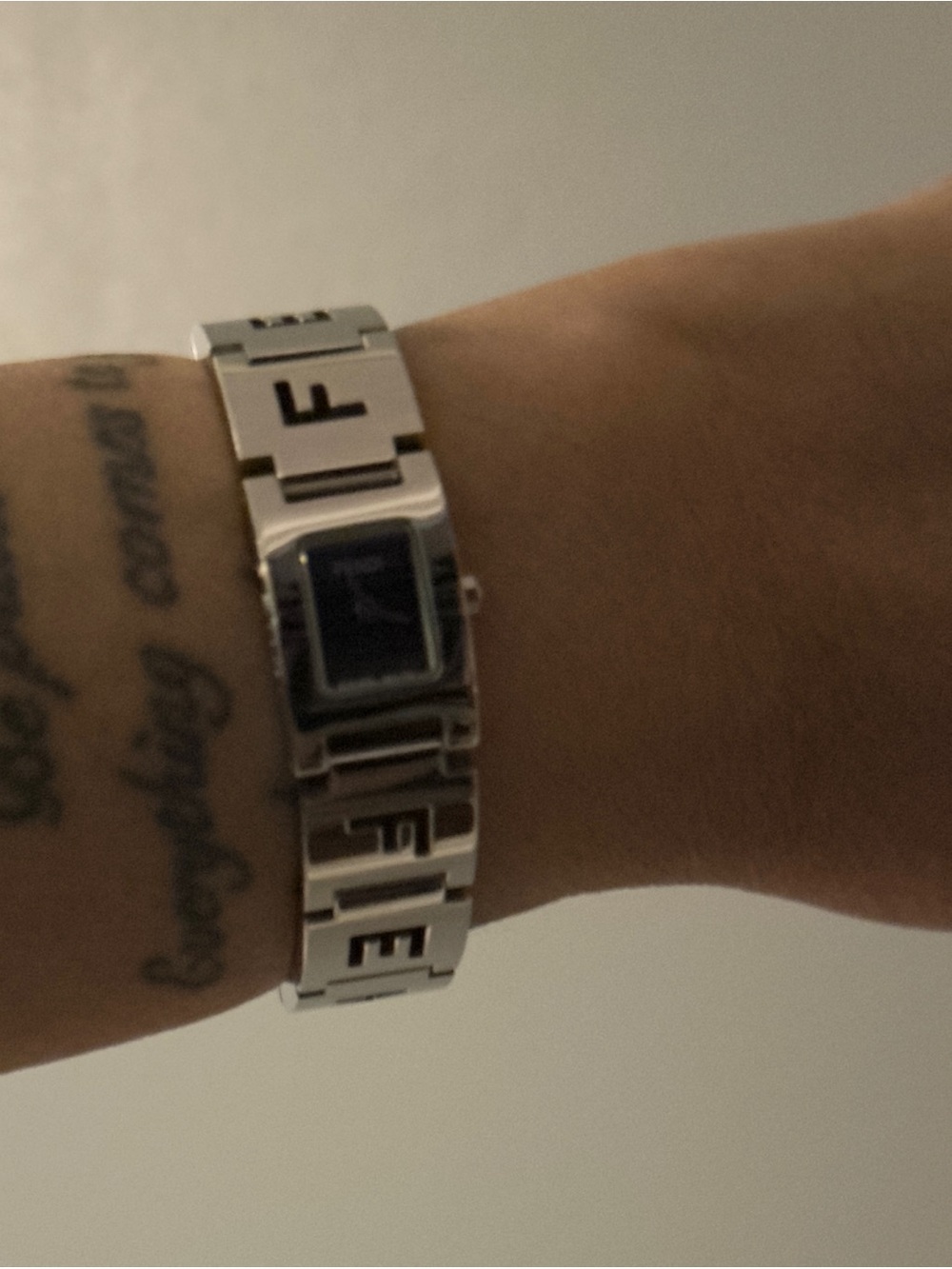 Fendi Black and Silver bracel